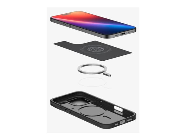 Spigen Optik Armor (MagFit), Cover, Apple, iPhone 16 Pro Max, 17.5 cm (6.9"), Black