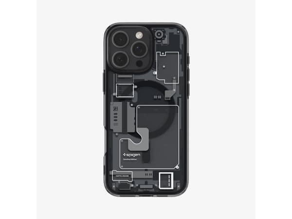 Spigen Ultra Hybrid Zero One MagFit - Bakdeksel for mobiltelefon - MagSafe-kompatibilitet - polykarbonat, termoplastisk polyuretan (TPU) - null en