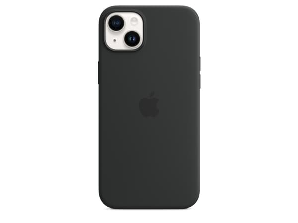 Apple - Bagsidecover til mobiltelefon - MagSafe-kompatibilitet - silikoni - midnat - iPhone 14 Plus -puhelimelle