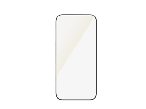PanzerGlass Eyecare - Skjermbeskyttelse for mobiltelefon - ultrabred passform - glass - rammefarge svart - for Apple iPhone 15 Plus, 16 Plus