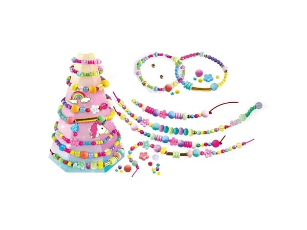 Clementoni Crazy Chic 50882, Smykkesett til å lage armbånd for barn, 7 år