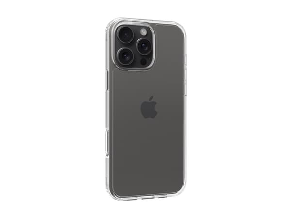 Screenor Bumper - Baksidesskydd för mobiltelefon - termoplastisk polyuretan (TPU), akryl - transparent - för Apple iPhone 16 Pro Max