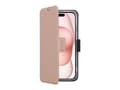 Pikkukuva 2 / 2: Screenor Clever - Flip-kuori matkapuhelimelle - MagSafe-yhteensopivuus - ekonahka, termoplastinen polyuretaani (TPU) - ruusu - Apple iPhone 16:lle