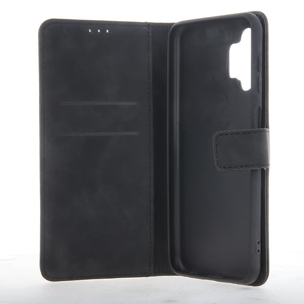 Smart Velvet-etui til iPhone 16 Plus, svart
