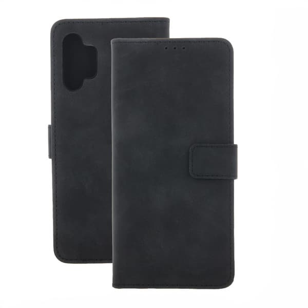 Smart Velvet-etui til iPhone 16 Plus, svart
