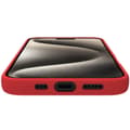 Miniatyrbillede 4 af 8: Celly Cromo Soft rubber case iPhone 16 Pro Röd