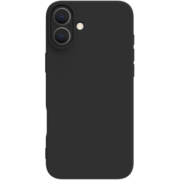 Celly Cromo Soft rubber case iPhone 16 Plus Svart