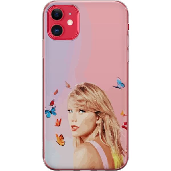 Apple iPhone 11 Gjennomsiktig deksel Taylor Swift Sommerfugler