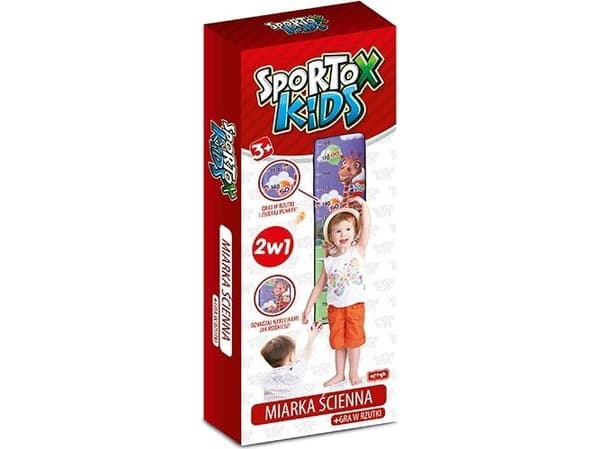 Artyk PROMO Väggmonterad måttstock + dartspel 2in1 Sportox Kids 128233
