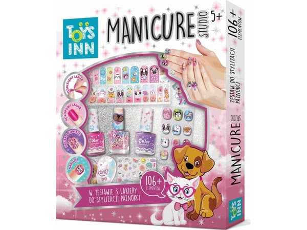 Stnux Manicure Studio 3 lakat Eläimet Eläimet
