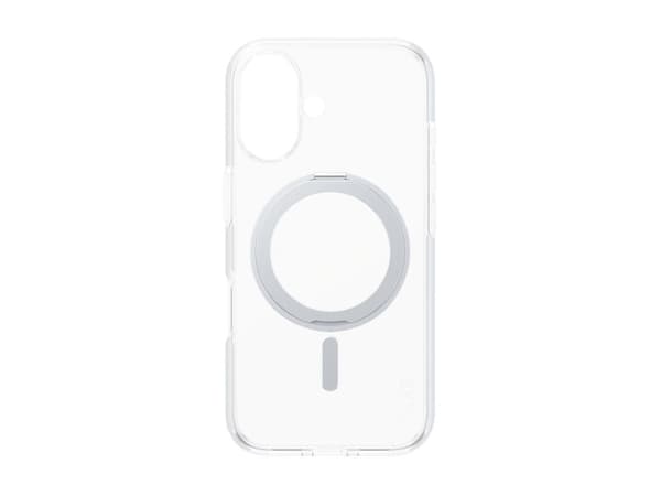 PanzerGlass CARE by ® Feature Case Transparent w. Silver Kickstand & MagSafe iPhone 16, Cover, Apple, Apple - iPhone 16, Transparent