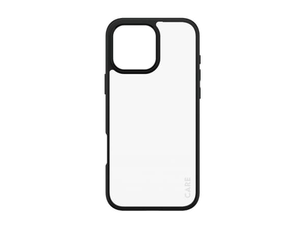 CARE by PanzerGlass - Baksidesskydd för mobiltelefon - flaggskepp - MagSafe-kompatibilitet - termoplastisk polyuretan (TPU), polykarbonat - svart - f