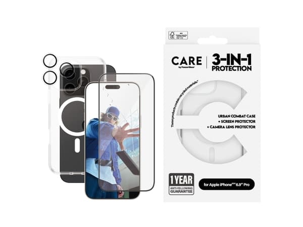CARE by PanzerGlass - Baksidesskydd för mobiltelefon - flaggskepp - MagSafe-kompatibilitet - termoplastisk polyuretan (TPU), oleofobisk beläggning, p