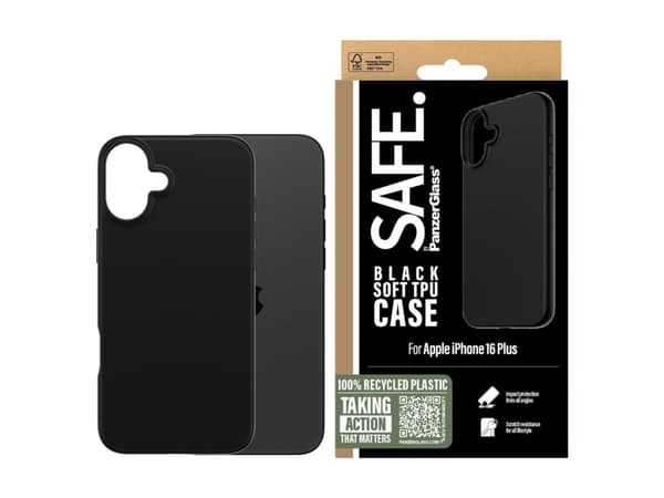 PanzerGlass SAFE. by ® TPU Case ''24 6.7" | Lajittelu, Cover, Apple, Apple - iPhone 2024 6.7'''', läpinäkyvä