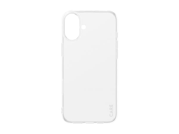 CARE by PanzerGlass X-Ray - Baksidedeksel for mobiltelefon - myk basis - selvhelbredende TPU - gjennomsiktig - for Apple iPhone 16 Plus