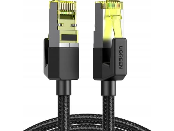 Ugreen Kabel Ugreen NW150 30791 Ethernet RJ45 Cat 7 10Gbps 10m - czarny