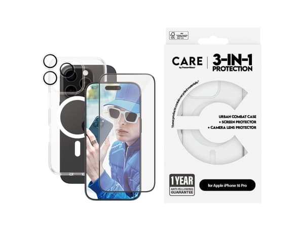 CARE by PanzerGlass - Baksidedeksel for mobiltelefon - flaggskip - MagSafe-samsvar - termoplast-polyuretan (TPU), polykarbonat, oleofobisk belegg, po