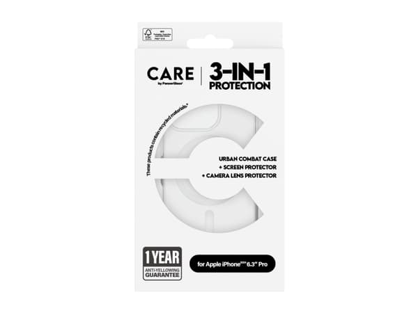 CARE by PanzerGlass - Baksidedeksel for mobiltelefon - flaggskip - MagSafe-samsvar - termoplast-polyuretan (TPU), polykarbonat, oleofobisk belegg, po