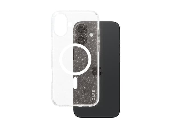 CARE by PanzerGlass - Baksidesskydd för mobiltelefon - MagSafe-kompatibilitet - 100 % återvunnet polykarbonat, 100 % återvunnet termoplastpolyuretan
