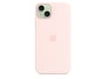 Pikkukuva 5 / 5: Apple iPhone 15 Plus Silicone Case with MagSafe - Light Pink, Cover, Apple, iPhone 15 Plus, 17 cm (6.7"), Pink