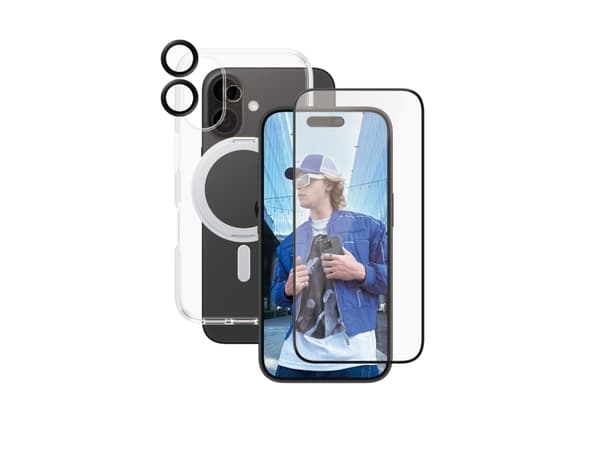 CARE by PanzerGlass - 3-in-1-suojapaketti - matkapuhelimen takakuori - keraaminen - MagSafe-yhteensopivuus - polykarbonaatti, termoplastinen polyuret