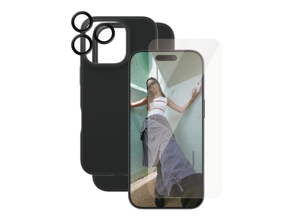 CARE by PanzerGlass - Baksidesskydd för mobiltelefon - termoplastisk polyuretan (TPU), PET (Polyethylene Terephthalate), oleofobisk beläggning, alumi