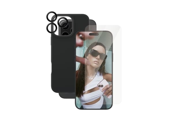 CARE by PanzerGlass - Baksidedeksel for mobiltelefon - aluminiumslegering, oleofobisk belegg, polyethlen-tereftalat (PET), silikonbelegg, termoplast-