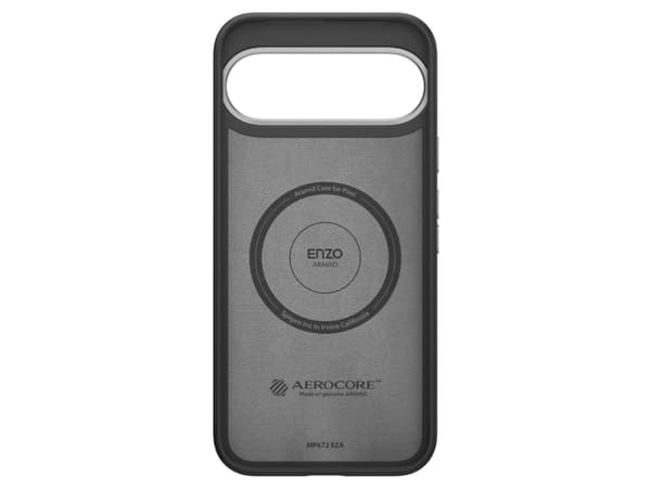Spigen Enzo Aramid, Omslag, Google, Google Pixel 9 Pro XL (2024), 17,3 cm (6.8"), Svart