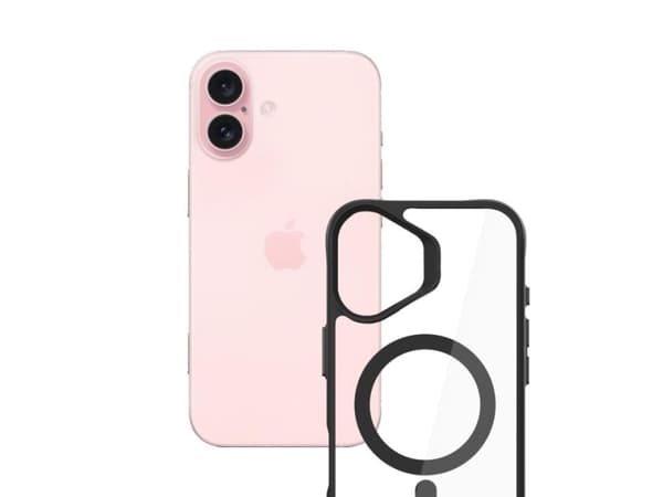 3mk Satin Armor MagCase MagSafe Apple iPhone 16 Plus - Kirkas puhelimen tapauksessa musta kehys
