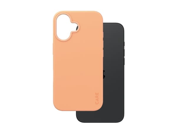 PanzerGlass CARE by ® Fashionable Case Peachy w. MagSafe iPhone 16, Cover, Apple, Apple - iPhone 16, Pink