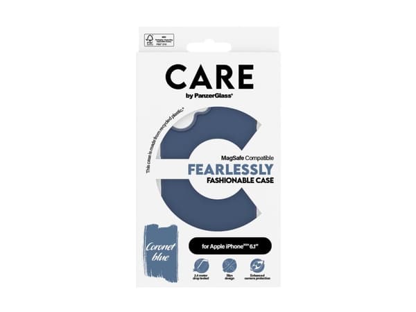 CARE by PanzerGlass - Baksidedeksel for mobiltelefon - MagSafe-samsvar - termoplast-polyuretan (TPU), polykarbonat (PC), oleofobisk belegg - coronet