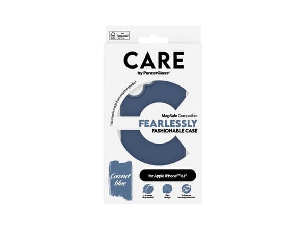 CARE by PanzerGlass - Baksidedeksel for mobiltelefon - MagSafe-samsvar - termoplast-polyuretan (TPU), polykarbonat (PC), oleofobisk belegg - coronet