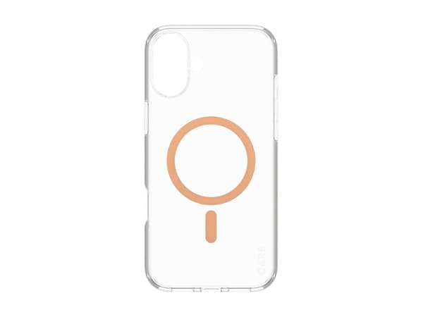 PanzerGlass CARE by ® Flagship Case Transparent Urban Combat w. Peachy MagSafe iPhone 16 Plus, Cover, Apple, Apple - iPhone 16 Plus, Transparent