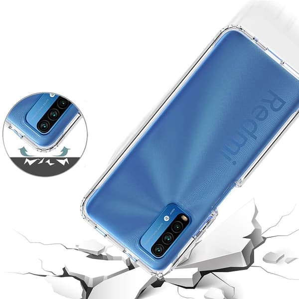 Redmi 9T - Genomtänkt Skyddande Silikonskal