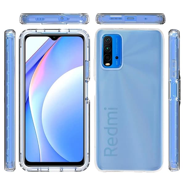 Redmi 9T - Genomtänkt Skyddande Silikonskal