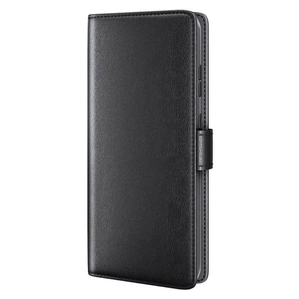 Äkta Läderfodral iPhone 16 Plus Svart