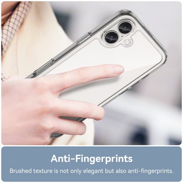 Hybrid Edge Case iPhone 16 Plus Transparent
