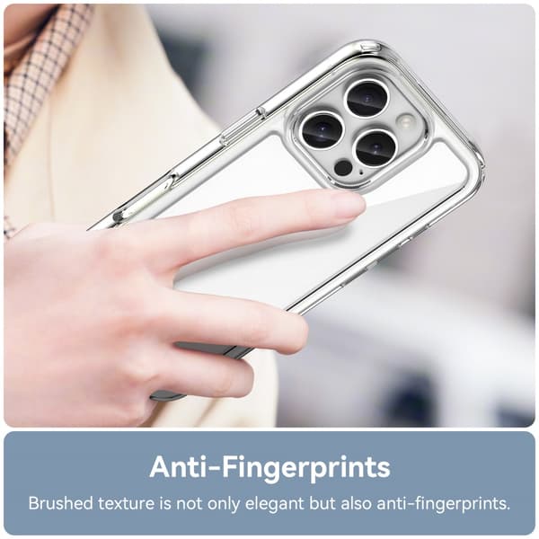 Hybrid Edge Case iPhone 16 Pro Transparent