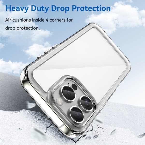 Hybrid Edge Case iPhone 16 Pro Transparent