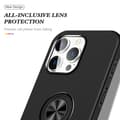 Miniatyrbild 6 av 7: iPhone 16 Pro Max Skal Med Magnetisk Ringhållare Svart
