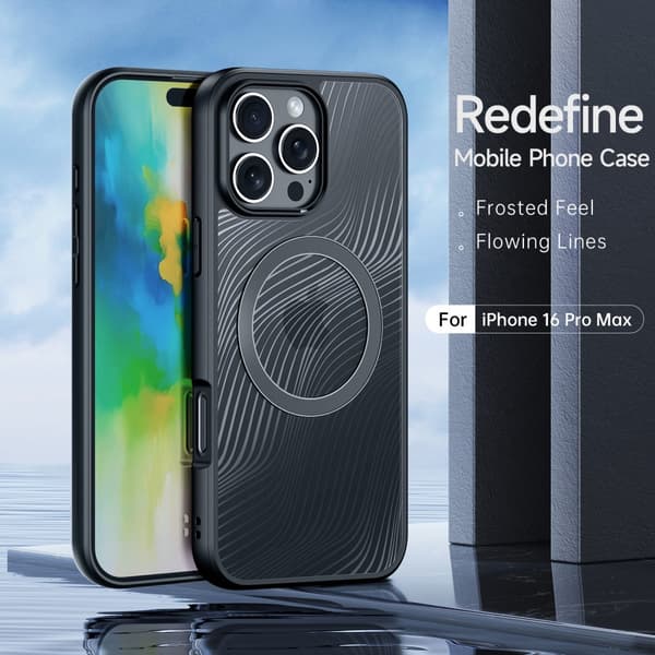 Dux Ducis Aimo Series MagSafe Skal iPhone 16 Pro Max Svart