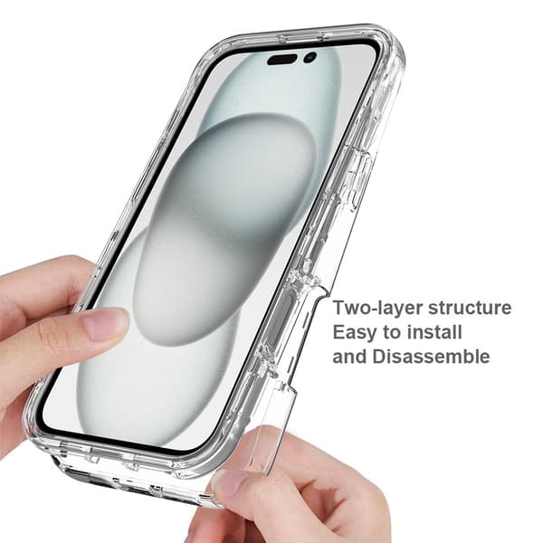 Allround Cover Skal iPhone 16 Plus Transparent