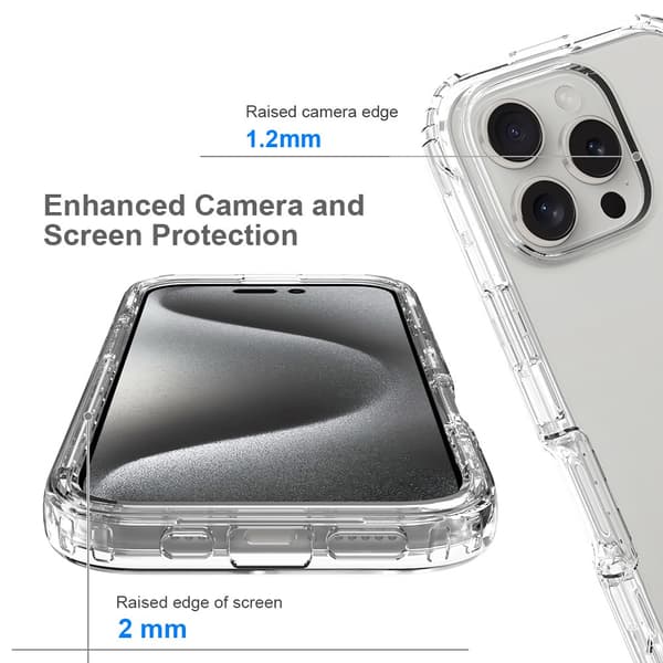 Allround Cover Skal iPhone 16 Pro Transparent