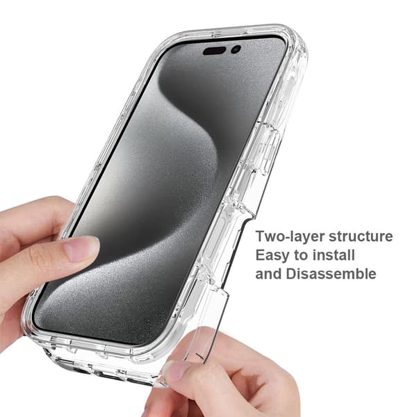 Allround Cover Skal iPhone 16 Pro Transparent