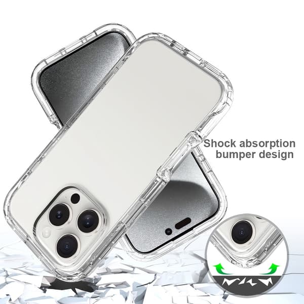 Allround Cover Skal iPhone 16 Pro Transparent
