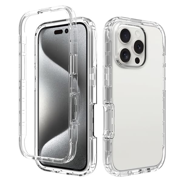 Allround Cover Skal iPhone 16 Pro Transparent