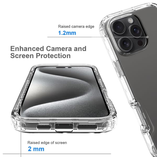 Allround Cover Skal iPhone 16 Pro Max Transparent