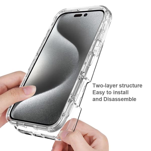 Allround Cover Skal iPhone 16 Pro Max Transparent