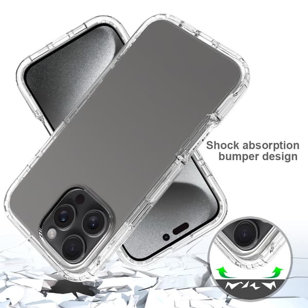 Allround Cover Skal iPhone 16 Pro Max Transparent