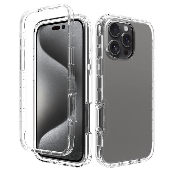 Allround Cover Skal iPhone 16 Pro Max Transparent